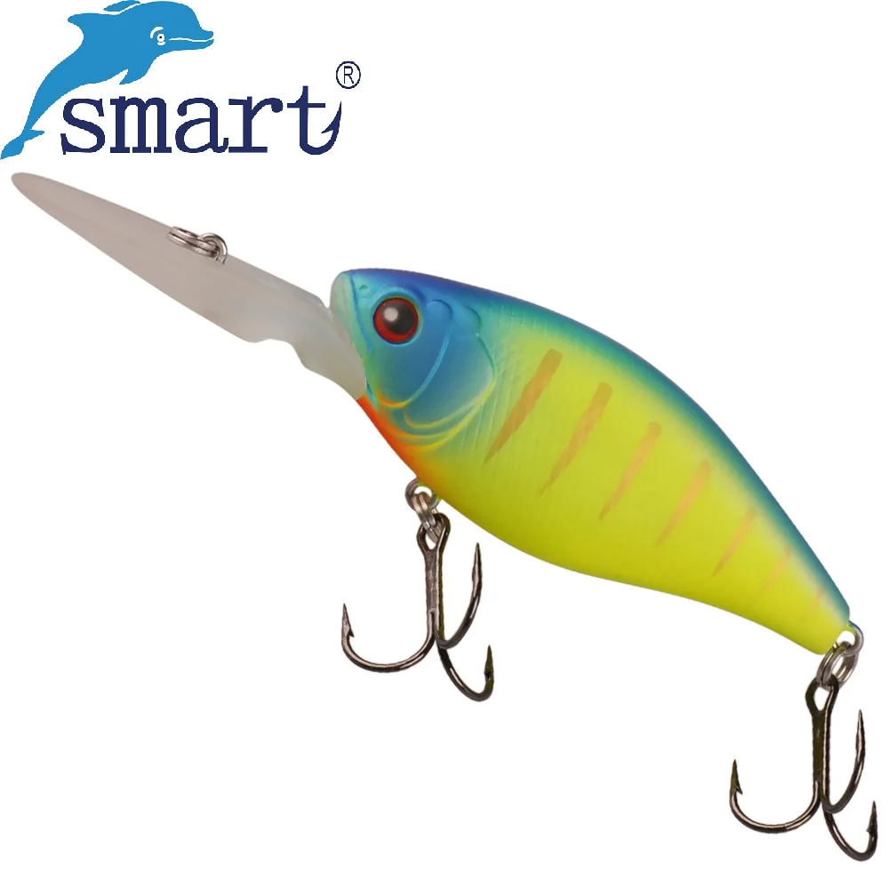 

Smart Crank Fishing Lure 70mm/19.6g VMC Hook Hard Bait Floating 4m Isca Artificial Pesca Fishing Wobblers Leurre Souple