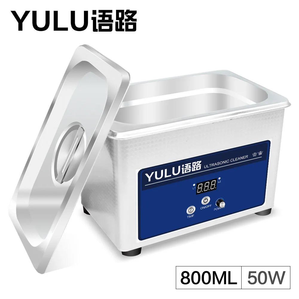 Digital portable Ultrasonic Cleaning Machine 0.8L Bath Motherboard Metal Glasses Jewelry Degreasing Ultrasound Injector Tanks Digital portable Ultrasonic Cleaning Machine 0.8L Bath Motherboard Metal Glasses Jewelry Degreasing Ultrasound Injector Tanks