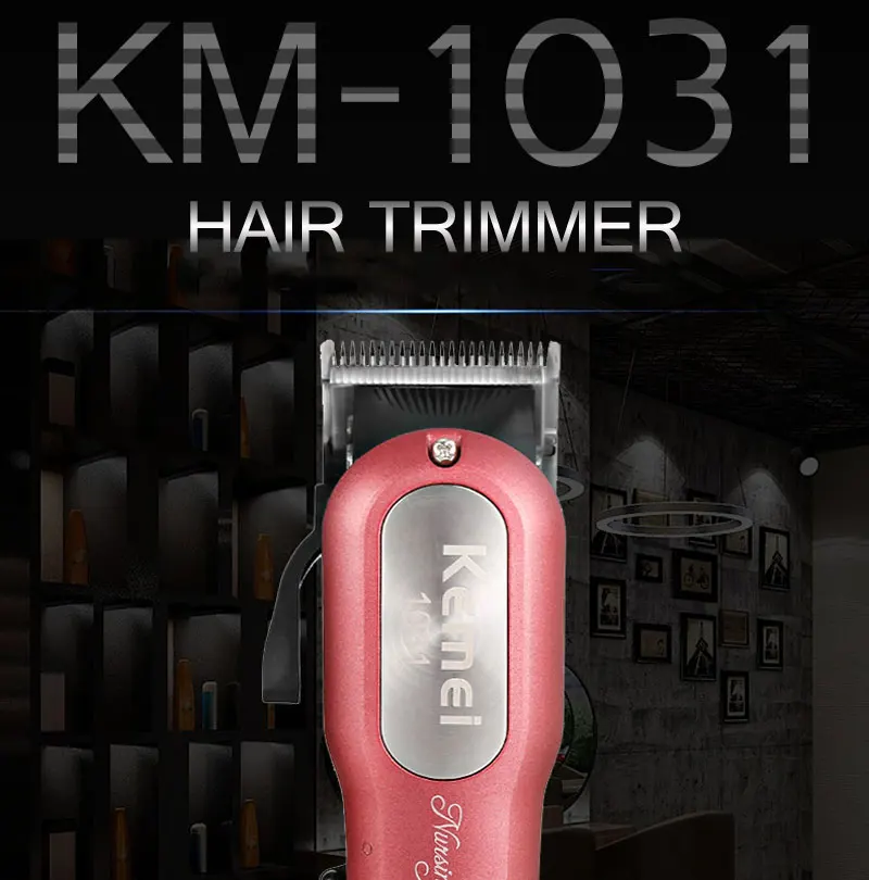 Kemei, мощная электрическая машинка для стрижки волос, беспроводная профессиональная машинка для стрижки волос для мужчин, машинка для стрижки волос, бритва, парикмахерский инструмент 30