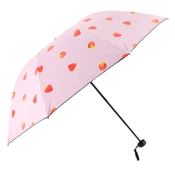 

beautiful Women's Umbrella Folding Wind Resistant Summer Sun Umbrella Parasol UV Protection Flower Women's Umbrella