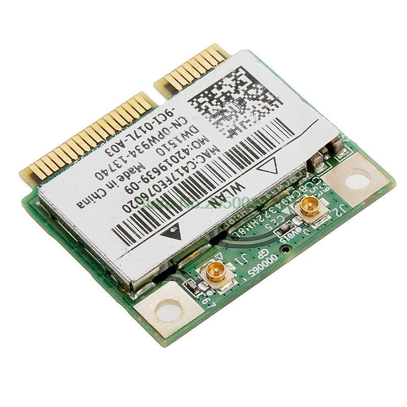 Mini PCI-E BCM94322HM8L DW1510 Dual Band 300 м Беспроводной карты для DELL E5500 E4200 C26