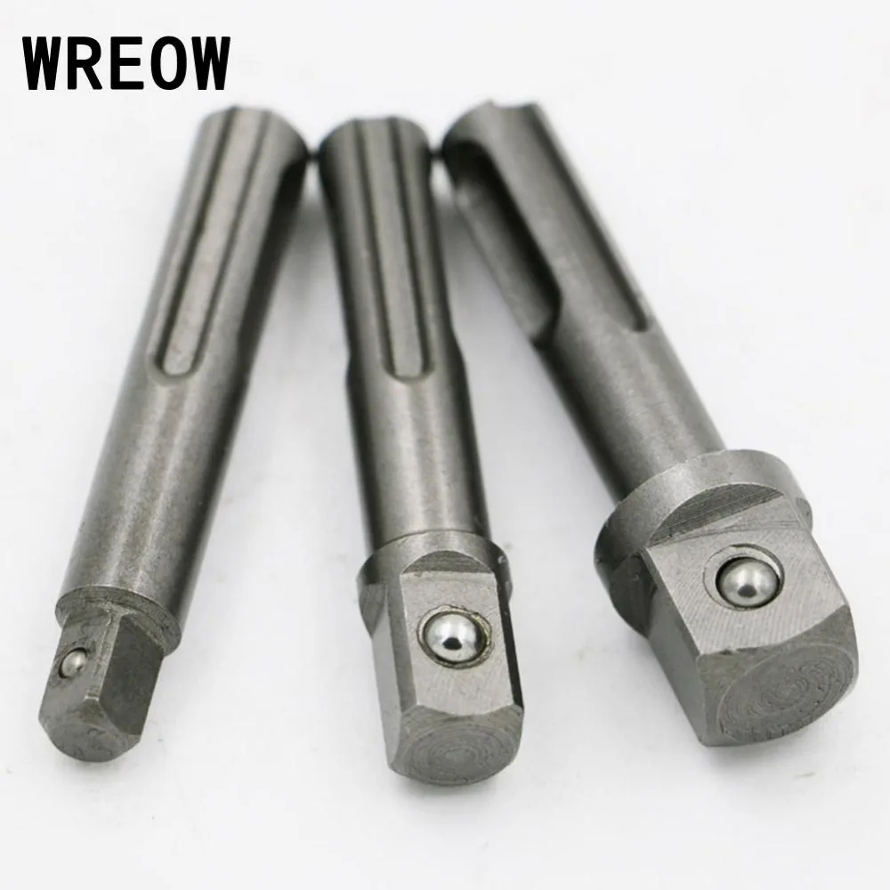 SDS PLUS SHANK IMPACT 3pc POWER SOCKET EXTENSION BIT SET 1//4/" 3//8/" 1//2/" 2-9//16/"L