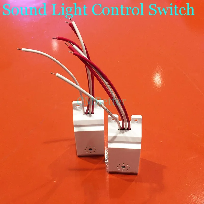 Simple Design energy saving 220v light control switch sound control induction Panel staircase corridor sound controller CM083 Y1 (12)