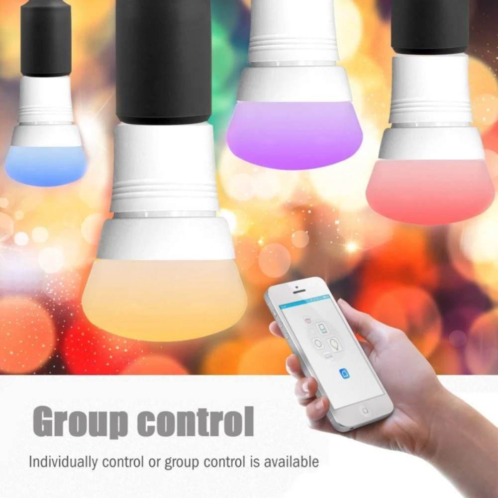 8 11 واط LED متعدد الألوان إضاءة ذكية لمبات الهاتف المحمول WiFi صوت ملون للتحكم توفير الطاقة يعتم لمبة العمل مع اليكسا جوجل المنزل 8 11 واط LED متعدد الألوان إضاءة ذكية لمبات الهاتف المحمول WiFi صوت ملون للتحكم توفير الطاقة يعتم لمبة العمل مع اليكسا جوجل المنزل