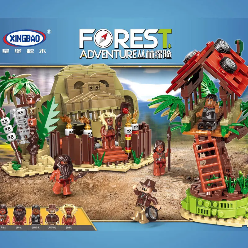 

XINGBAO City SeriesThe Outdoor Survival Set Educational Building Blocks Bricks Toys for Children