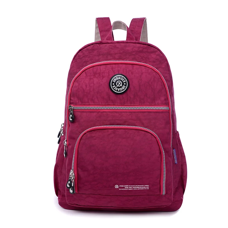 

JINQIAOER Casual Women Laptop Backpack Waterproof Nylon Women Youth Printing Backpack Schoolbag Bagpack For Teenagers School Bag