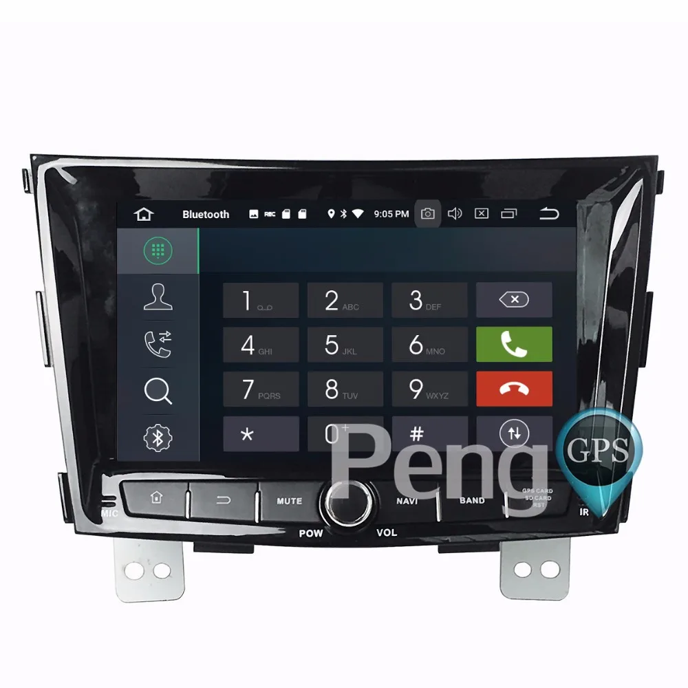 Excellent 4G+32G Octa Core 2 Din Stereo Android 8.0 Car Radio for SsangYong Tivolan 2014 GPS Navigation CD DVD Player Bluetooth headunit 5
