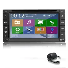 New 2015 Double 2DIN In dash 6.2” HD Car PC Stereo Radio GPS Navigation DVD CD MP3 Player Bluetooth+Win 8 UI+iPod+Free Camera