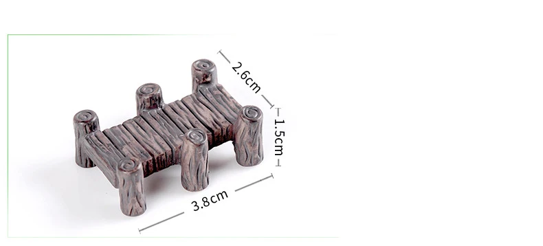 Смола ZAKKA DIY Сказочный Сад миниатюрные Ретро деревянный мост фигурки Фея бонсай