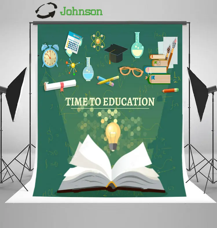 Educational Book School Subjects Clock Education Knowledge