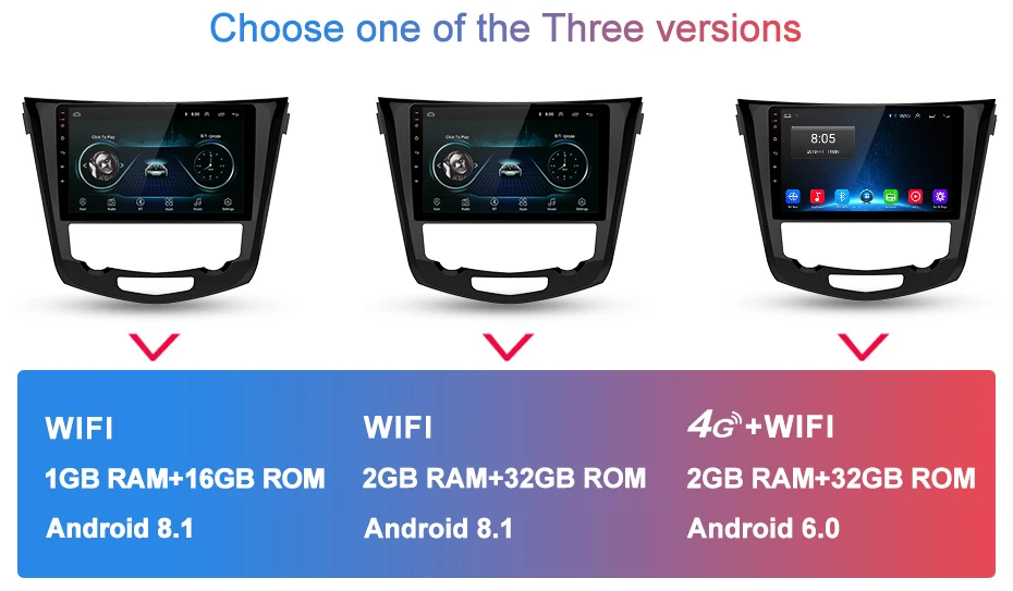 Sale AWESAFE 2 din Android 8.1 Car Radio Multimedia video player gps navigation For Nissan X-Trail X Trail Qashqai 2014-2016 gps head 0