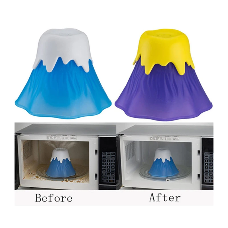 

New creative Volcano modeling microwave oven cleaning tools Microwave Oven Cleaner Professional kitchen tools