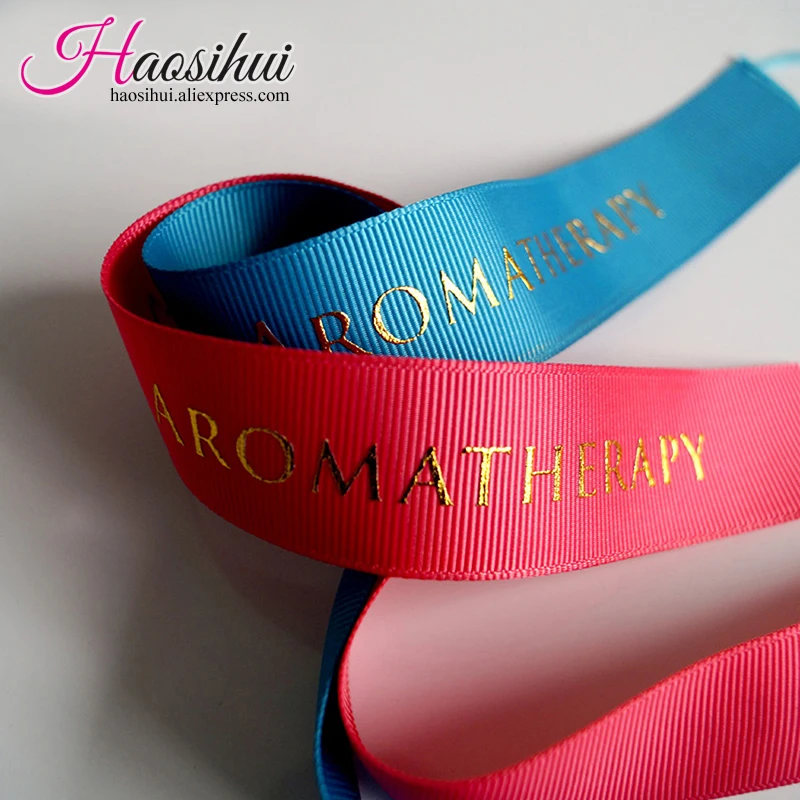 HAOSIHUI 5/8 ''(16 мм) оптовые дешевые персонализированные Grosgrain ленты для вечерние