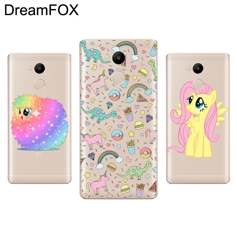 DREAMFOX L078 пони всех цветов радуги облака силиконовый чехол-накладка из мягкого ТПУ
