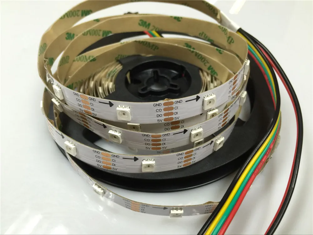 APA 102 CHIPS PROGRAMMABLE STRIPS PIXEL LIGHTS (4)