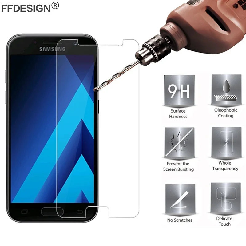 

2pcs Glass for Samsung A5 A3 2017 Protective Glass on the for Samsung Galaxy A3 A7 A5 2016 2017 Tempered Glass Screen Protector