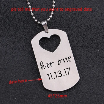 

Personalized Custom Date Fashion Lovers' Pendant Necklaces For Wedding Anniversary Special Date Trendy Exclusive Gift