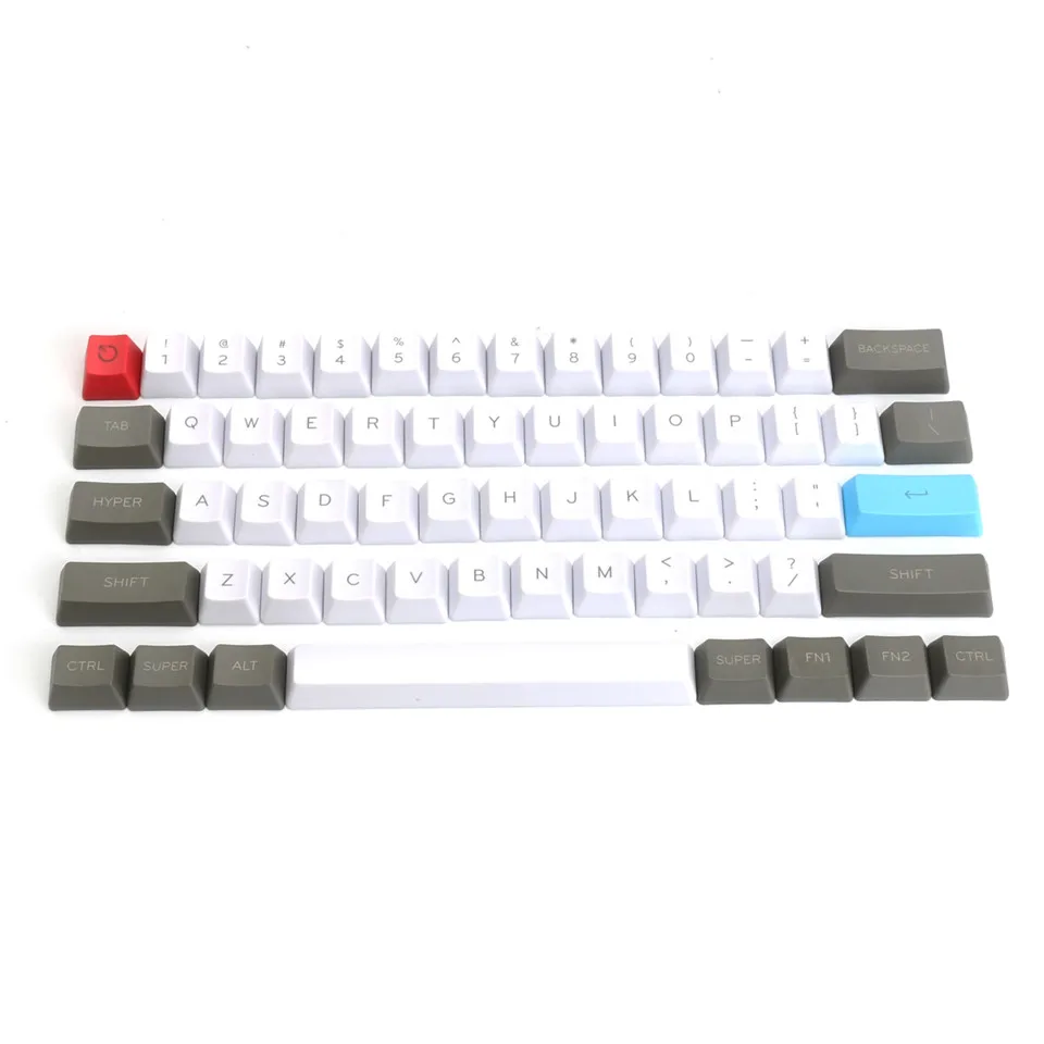 61 Ключ ANSI-Layout OEM профиль PBT толстые колпачки для 60% механическая клавиатура для Cherry MX переключатели Механическая игровая клавиатура