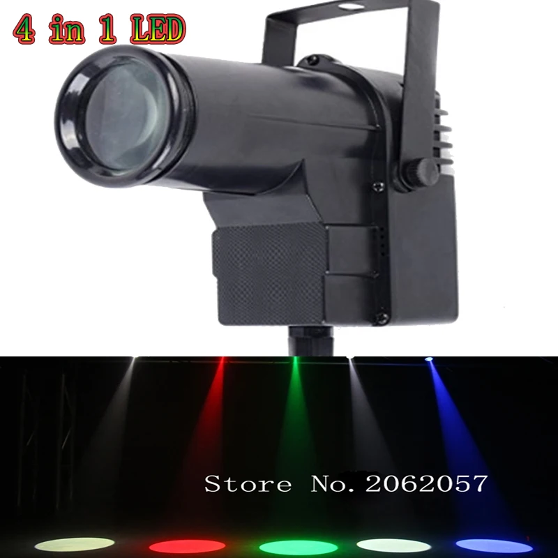 

2017 New arrive 10w RGBW spot beam stage light DJ DMX control projector sound active professional stage lighting