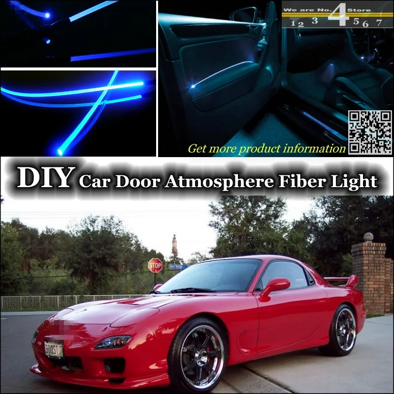 Us 26 91 21 Off Interior Ambient Light Tuning Atmosphere Fiber Optic Band Lights For Mazda Savanna Rx7 Rx 7 Rx 7 Fc Fd Door Panel Illumination In