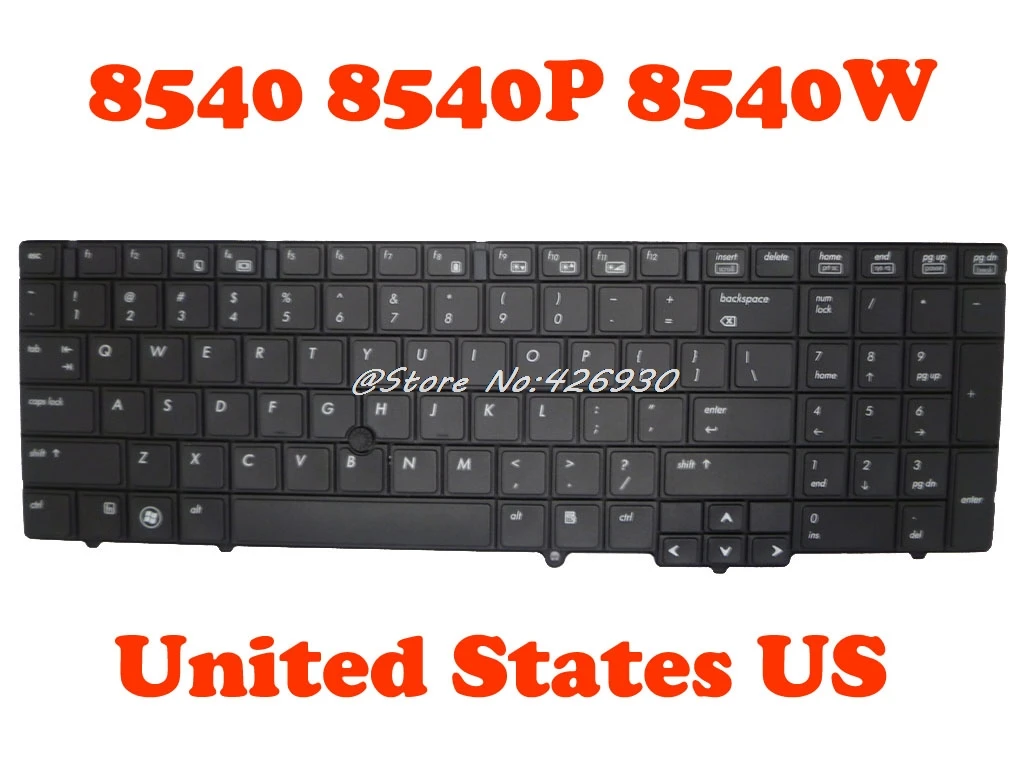 

Keyboard For HP EliteBook 8540 8540P 8540W 595790-001 595790-061 595790-FL1 595790-291 595790-B71 V103202CJ1 JA JAPAN JP