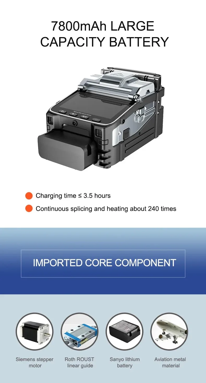 Бесплатная доставка сигнальная пожарная AI-7C Soudeuse Fibre Optique FTTH Fusion Splicer Машина обновленная от Signalfire AI7 AI-7