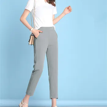 

High waist pants Pants Nine harem pants Summer Casual Pants New line of casual pants Women's wear