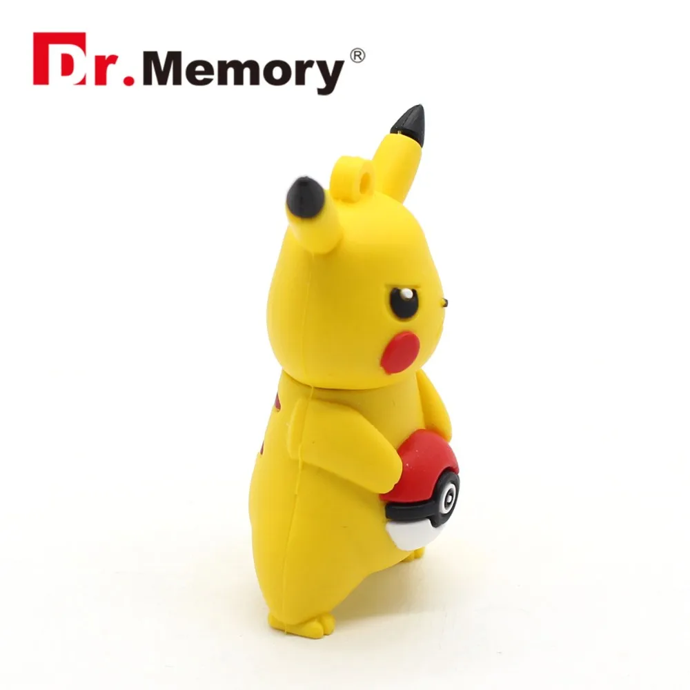 Pokemon USB флэш-накопитель желтый флэш-накопитель Dr. memory 4 ГБ 8 ГБ 16 ГБ 32 ГБ флеш-накопитель pocket monster u disco Poke Ball