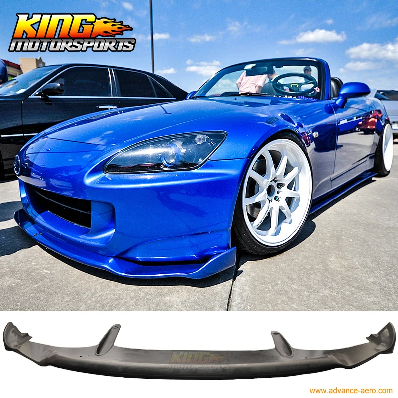 FOR 04 09 HONDA S2000 AP2 MUGEN FRONT BUMPER LIP SPOILER BODYKIT