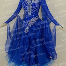 Вальс Танго бальных танцев платье, девушки/женское для современных танцев/костюм для выступлений/Одежда, стандартное платье для танцев танцевальное платье, Анго танцевальное платье