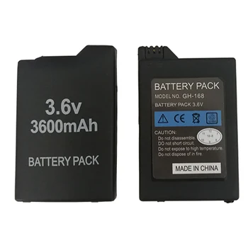 

3.6V 3600mAh Lithium Rechargeable Battery For Sony PSP 1000 PlayStation Portable PSP1000 Console Replacement Batteries