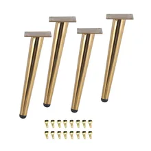 Furniture legs Adjustable Sofa Legs Stainless Steel Table Legs Hardware Cabinet Feet 4PCS