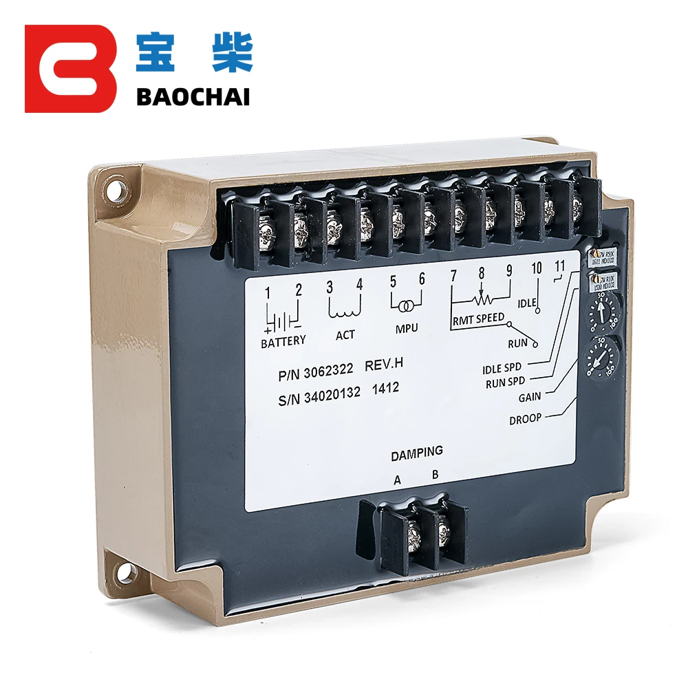 

Generator Speed Controller 3062322 speed stabilizer electric govornor diesel engine control circuit board module genset part