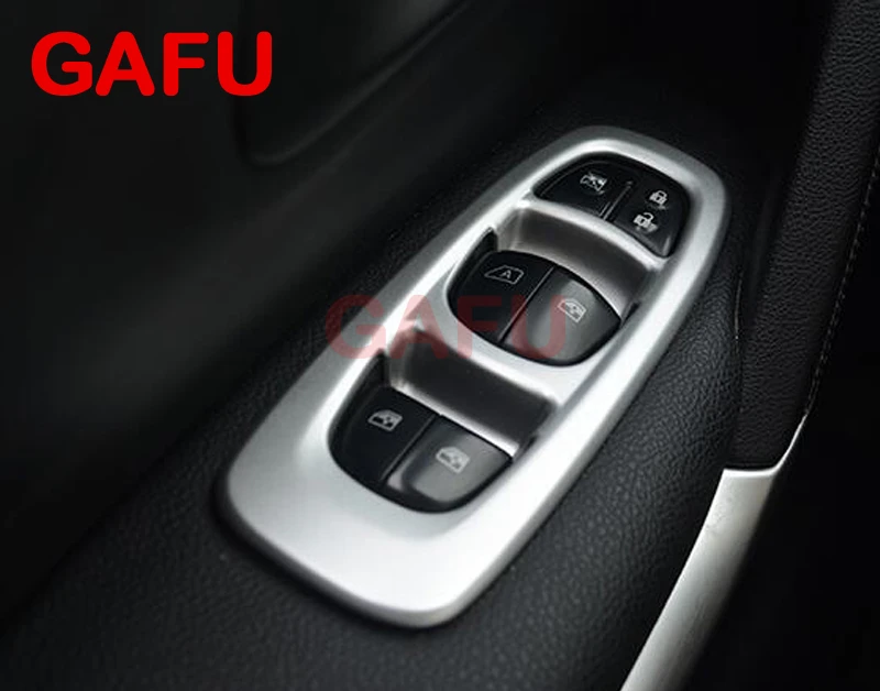 Accessories For Renault Kadjar 2016-2018 Armrest Window Lift Button Cover Trim