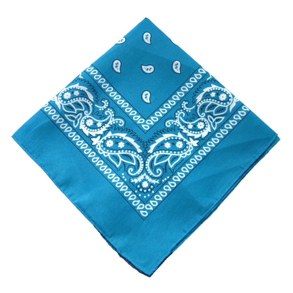 Bandana Headwear Hair Band Scarf Cow Boy Wrist Wrap Paisley Biker Neck Head Wear Headband 