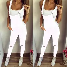 Модный женский Повседневный тонкий шарф из денима брюки рабочая одежда джинсы цельные джинсы рабочая одежда, штаны модный цельный комбинезон