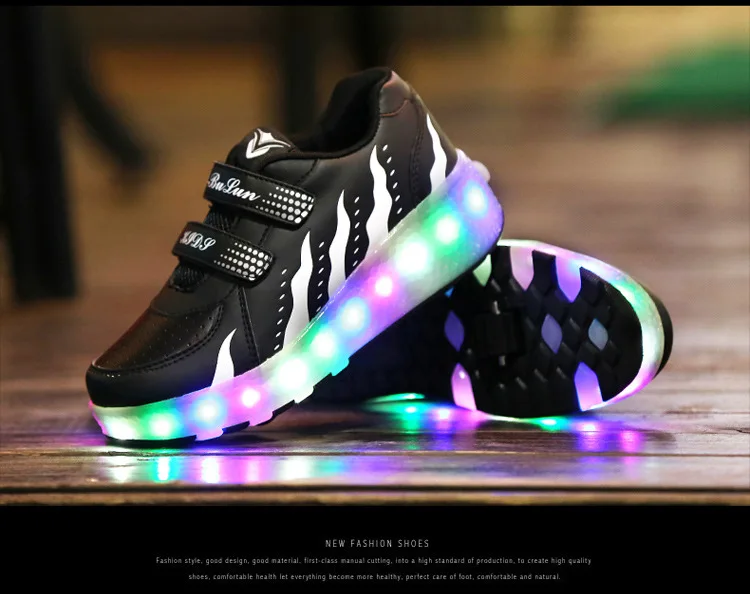 Tenis Patin Tenis Con Luces Led Para NiÃ±as 