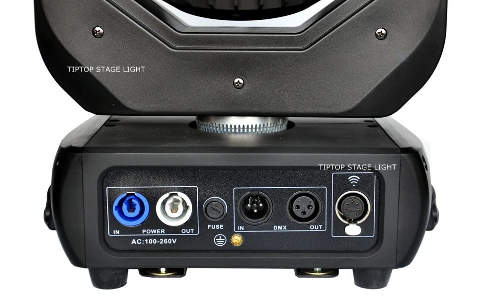 Gigertop 4 упак. к. 150 Вт светодио дный Moving Head пятно света с 5pin беспроводной разъем подключения 16/14/12/10 каналов DMX USITT DMX-512