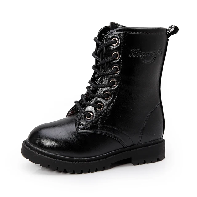 Buy police cosplay boots for children black boots for