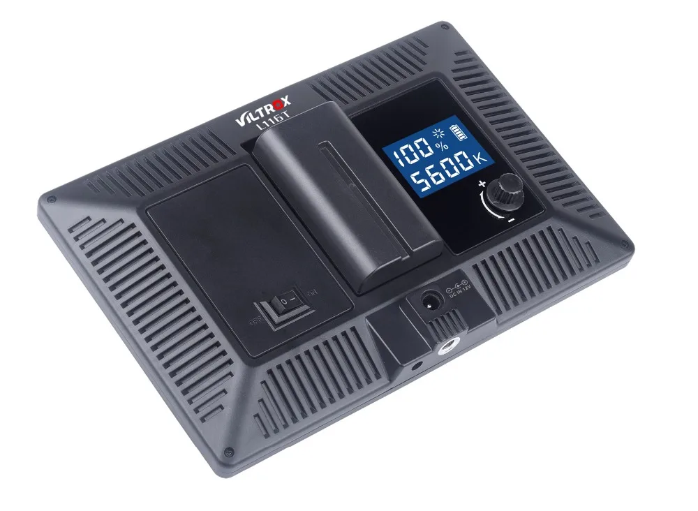  Viltrox L116T LCD Display Bi-Color & Dimmable Slim DSLR Video LED Light +Battery +Charger for Canon - 32757029816