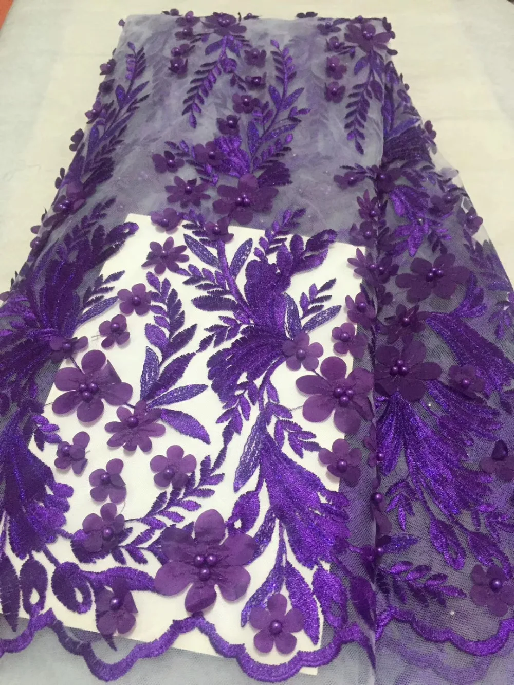 

African Lace fabric New Arrival African Net Lace Wedding Dresses Guipure High Quality 3D Applique Lace Fabric