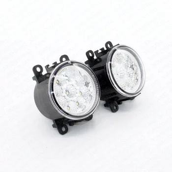 

2pcs Car Styling Round Front Bumper LED Fog Lights DRL Daytime Running Driving fog lamps for Renault LOGAN Estate KS 2007-2015