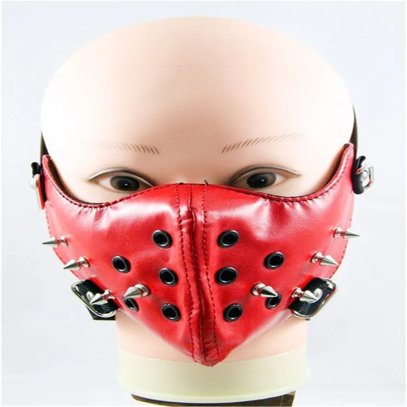 10 шт./упак. маска Хэллоуин Харли маски представления заклепки не основной рок мужской личности мотоциклетные маски