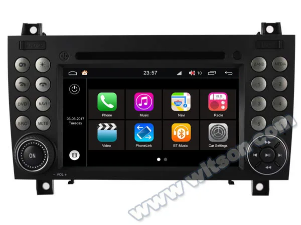 Flash Deal 7" Octa-Core Android 8.0 Car DVD GPS Radio for Mercedes-Benz SLK-Class R171 2000-2010 SLK200 SLK230 SLK280 SLK300 SLK320 SLK350 5