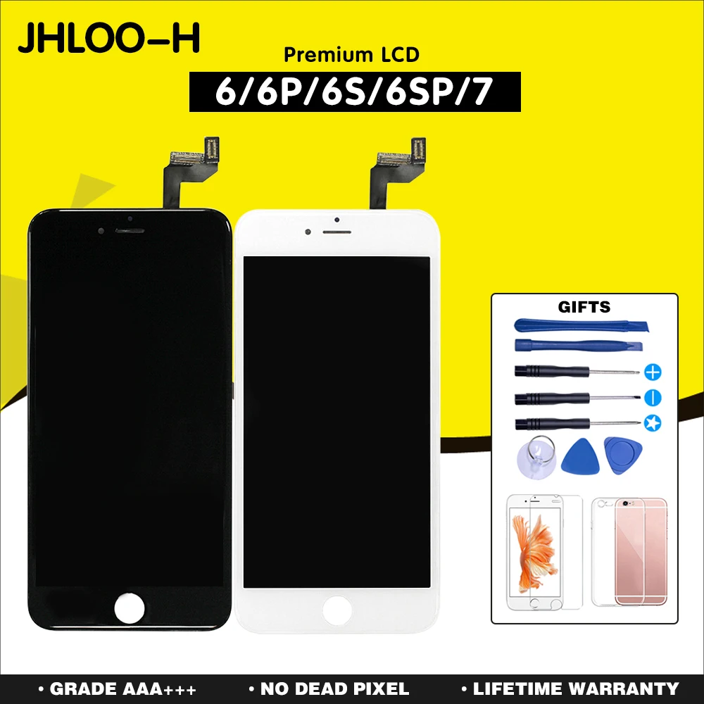 

Grade AAA+++ For iPhone 6 6S 7 Plus LCD With 3D Force Touch Screen Digitizer Assembly For iPhone 7P Display No Dead Pixel