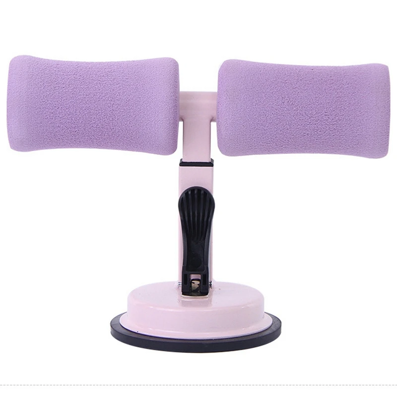 Розовый Dormitory Supine Sit-Up Assistant Household Fitness Equipment Sucker Type Multi-Functional Abdominal Fitness Device For Lazy P - Цвет: Розовый