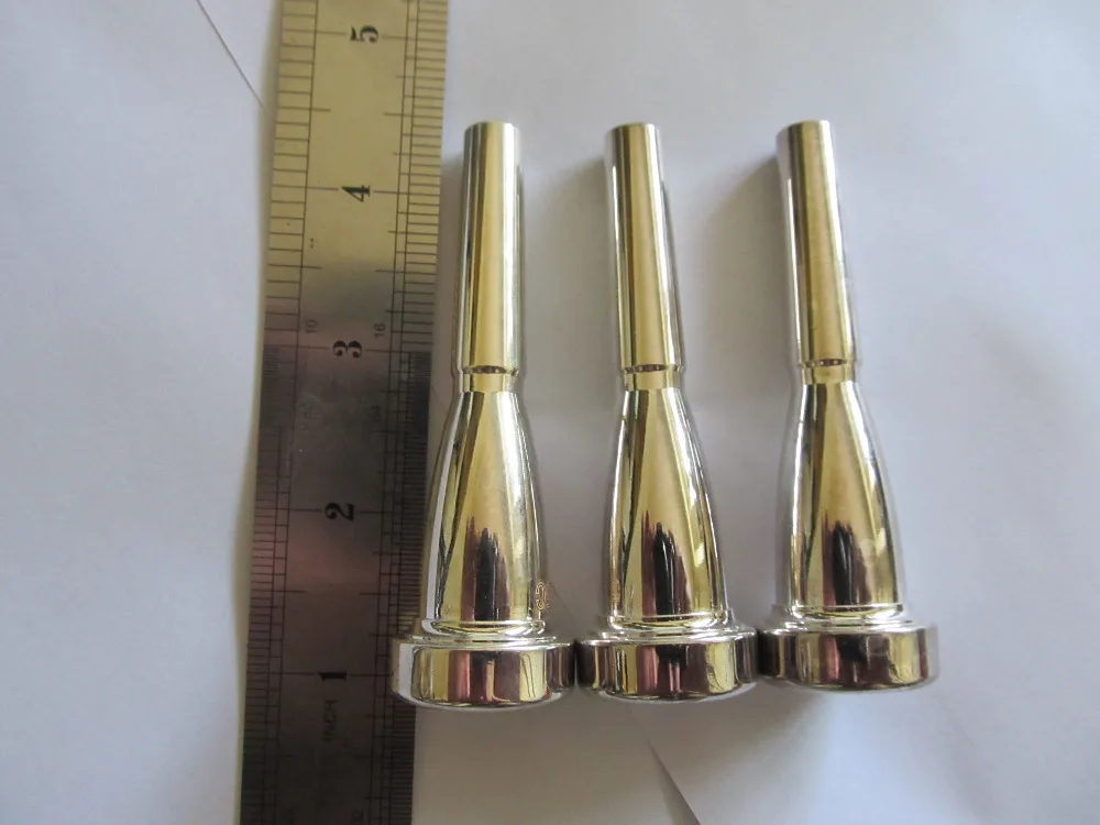 New Wholesale Silver Plated Trumpet Mouthpiece 3c 5c 7cin Trumpet from
