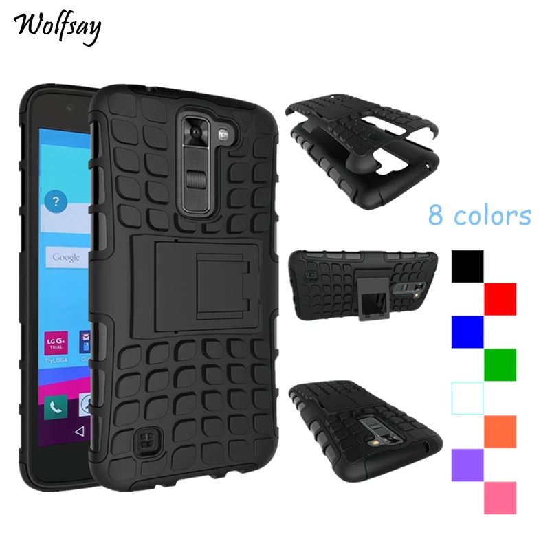 

Wolfsay For Cover LG K10 Case M2 K420N K430 K430DS Shockproof Silicone Mobile Phone Case For LG K10 Case For LG K10 Lte Cover <-