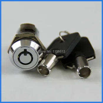 

5 pieces 30mm 90 degrees turned keyed differently tubular key cabinet spring bolt lock