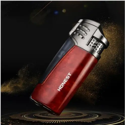 

2018 new honest Three direct inflating windproof lighters origin gift package